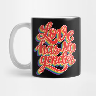 Love Has No Gender - Gay Pride Mug